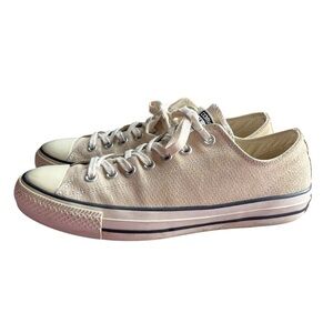 Converse Chuck Taylor All Star Leather OX Beige Low Top Sneakers Women’s 10.5